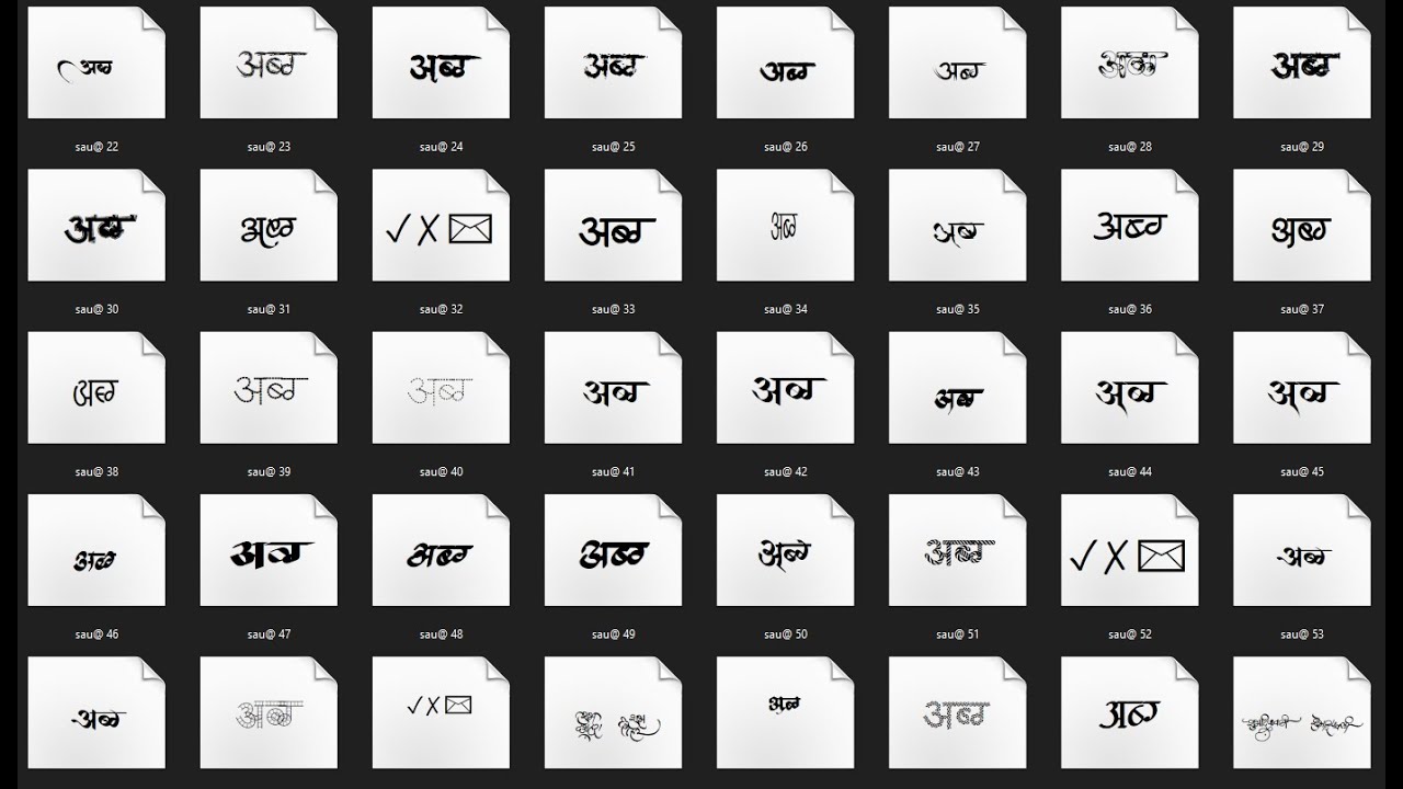 hindi fonts for windows 7